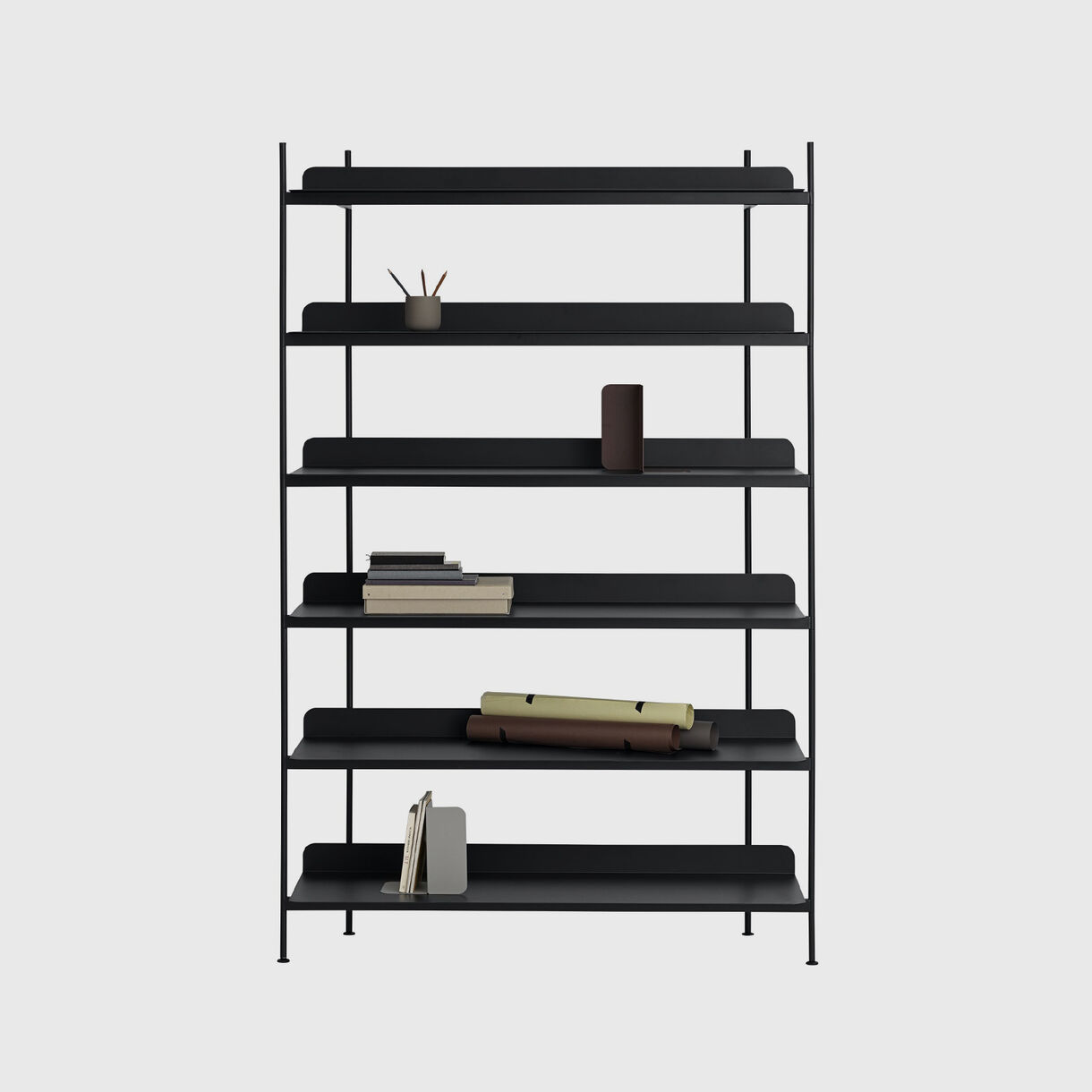 Compile Shelving System, Configuration 4, Black