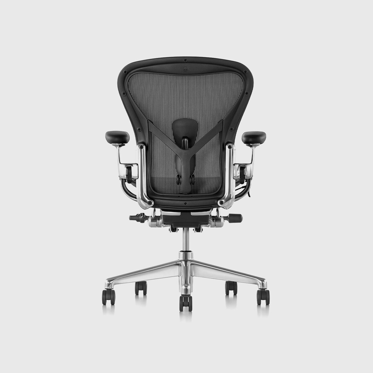 Aeron Chair, Graphite, Polished Aluminium
