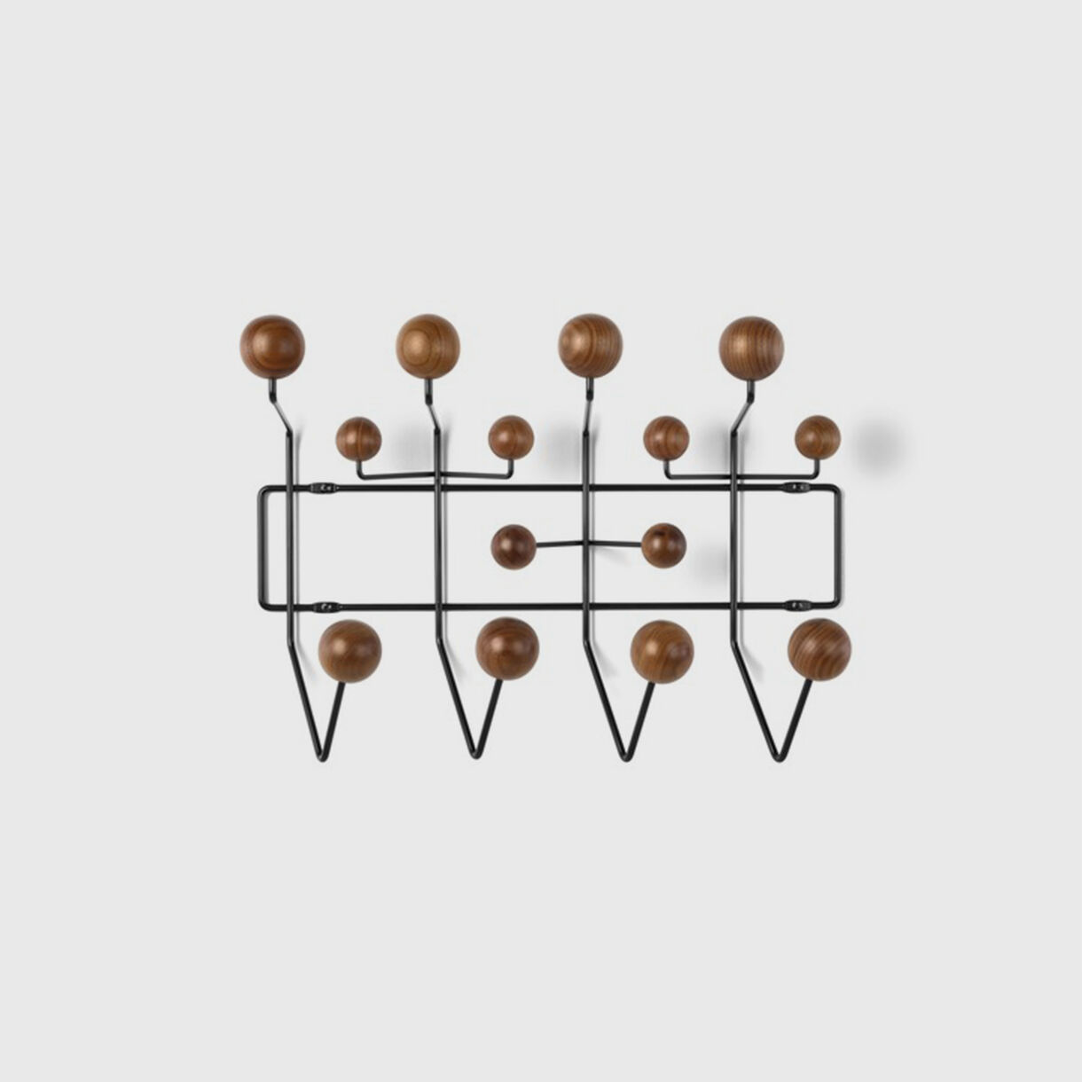 Eames Hang-It-All, Walnut & Black