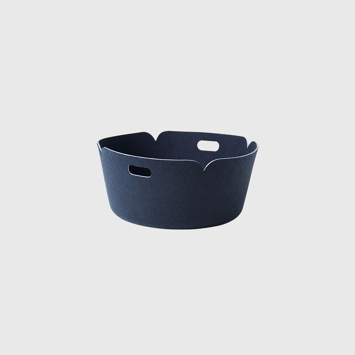 Restore Round Basket, Midnight Blue