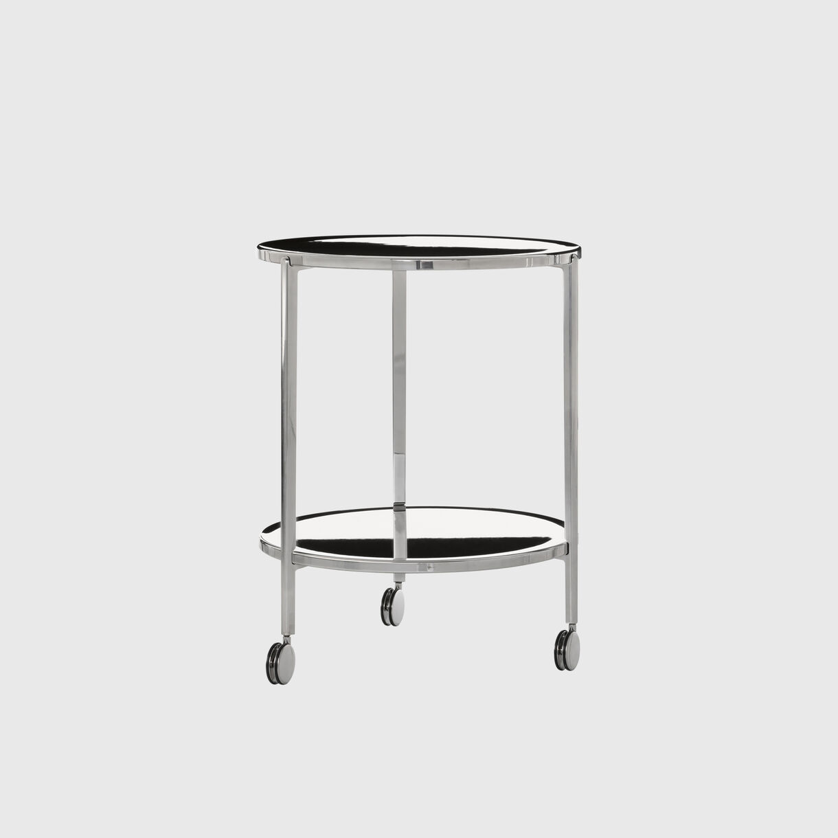 Tambour Low Table, high castors