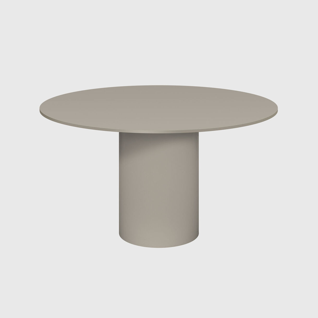 Hiroki Metal Table, Silk Grey