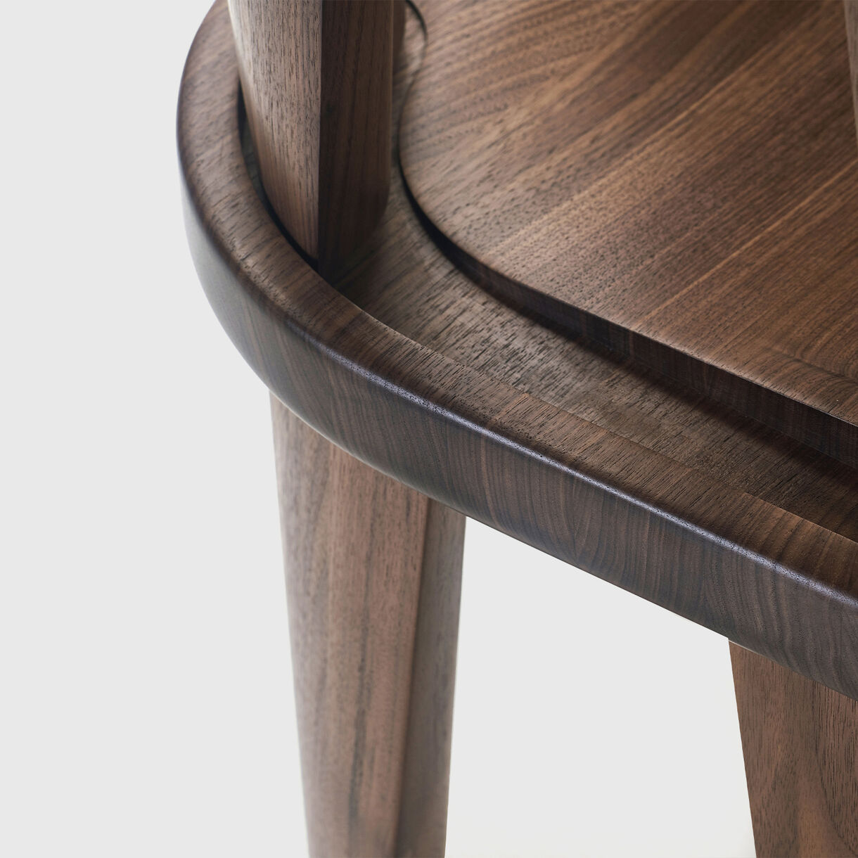 Cluster Stool, Walnut