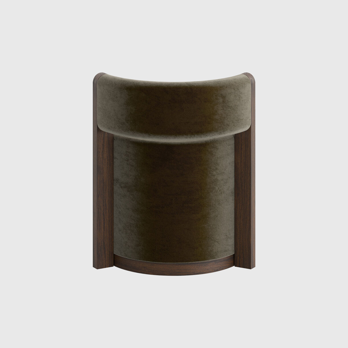 Alde Club Chair, Dark Brown, Byram Espresso