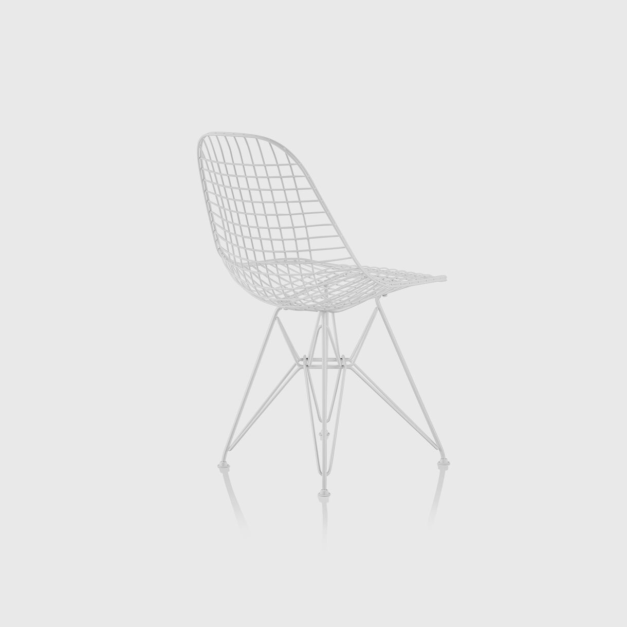 Eames Wire Chair, Wire Base, White