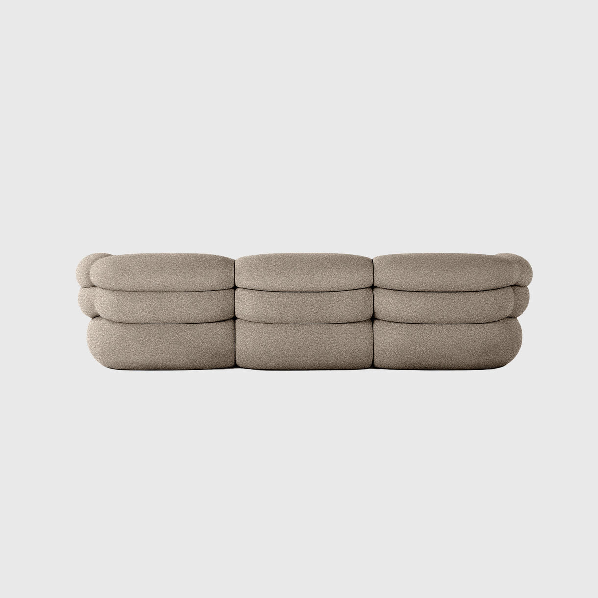 Biboni Sofa, 3 Seater, Greige