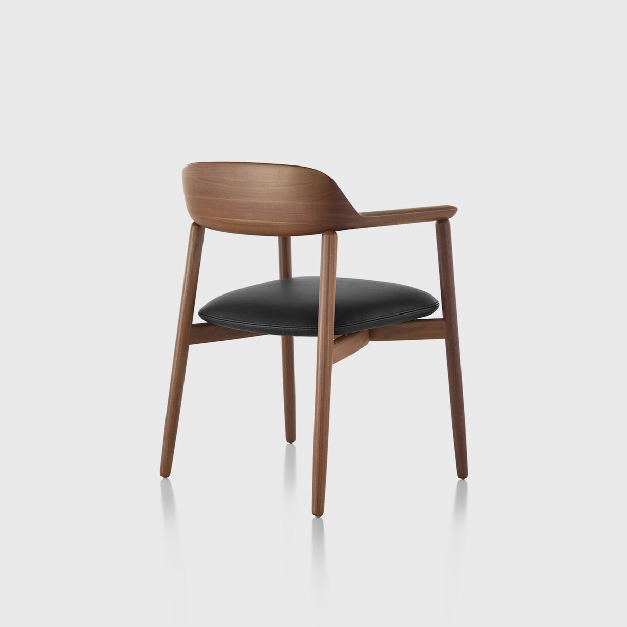 Crosshatch Side Chair, Walnut