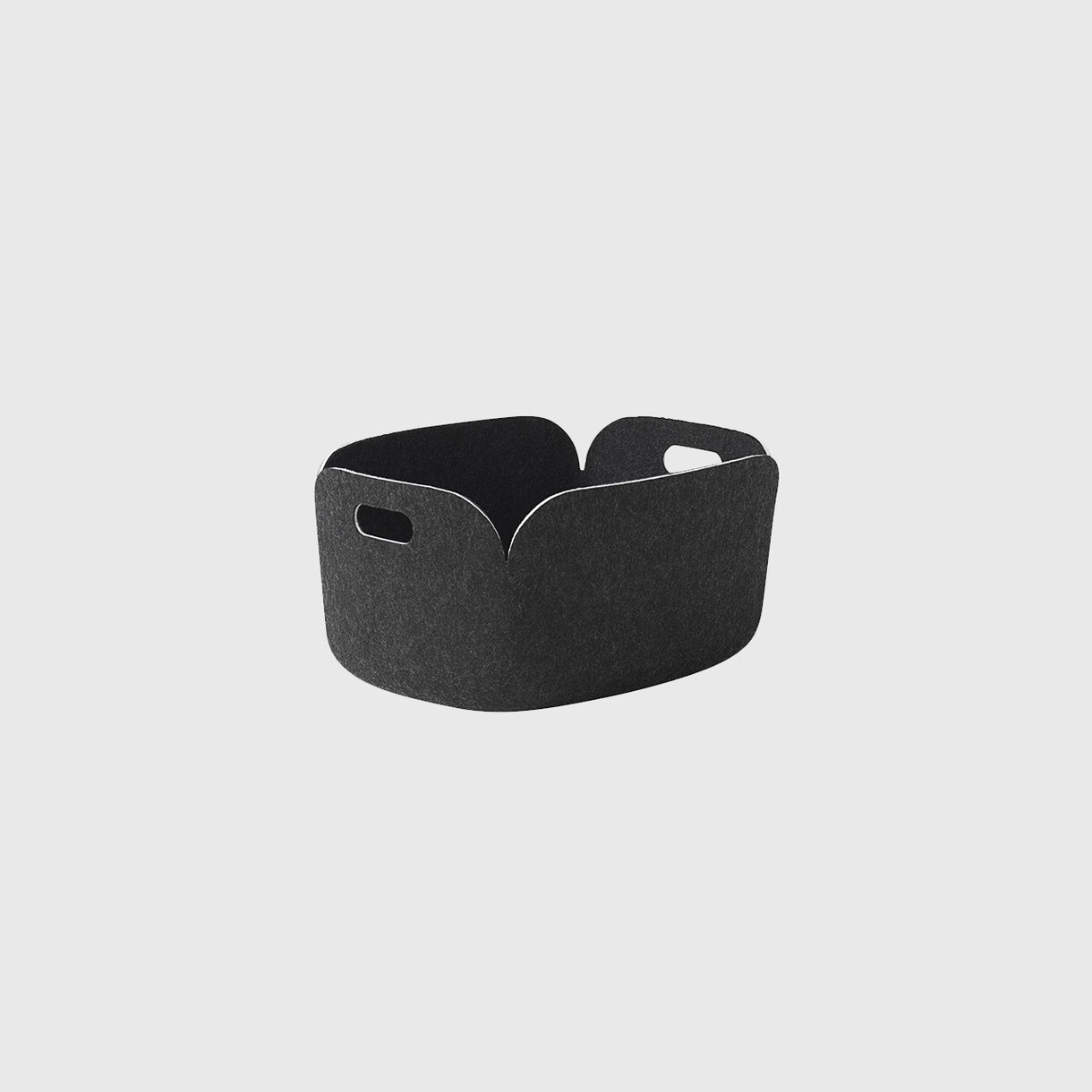 Restore Basket, Black Melange