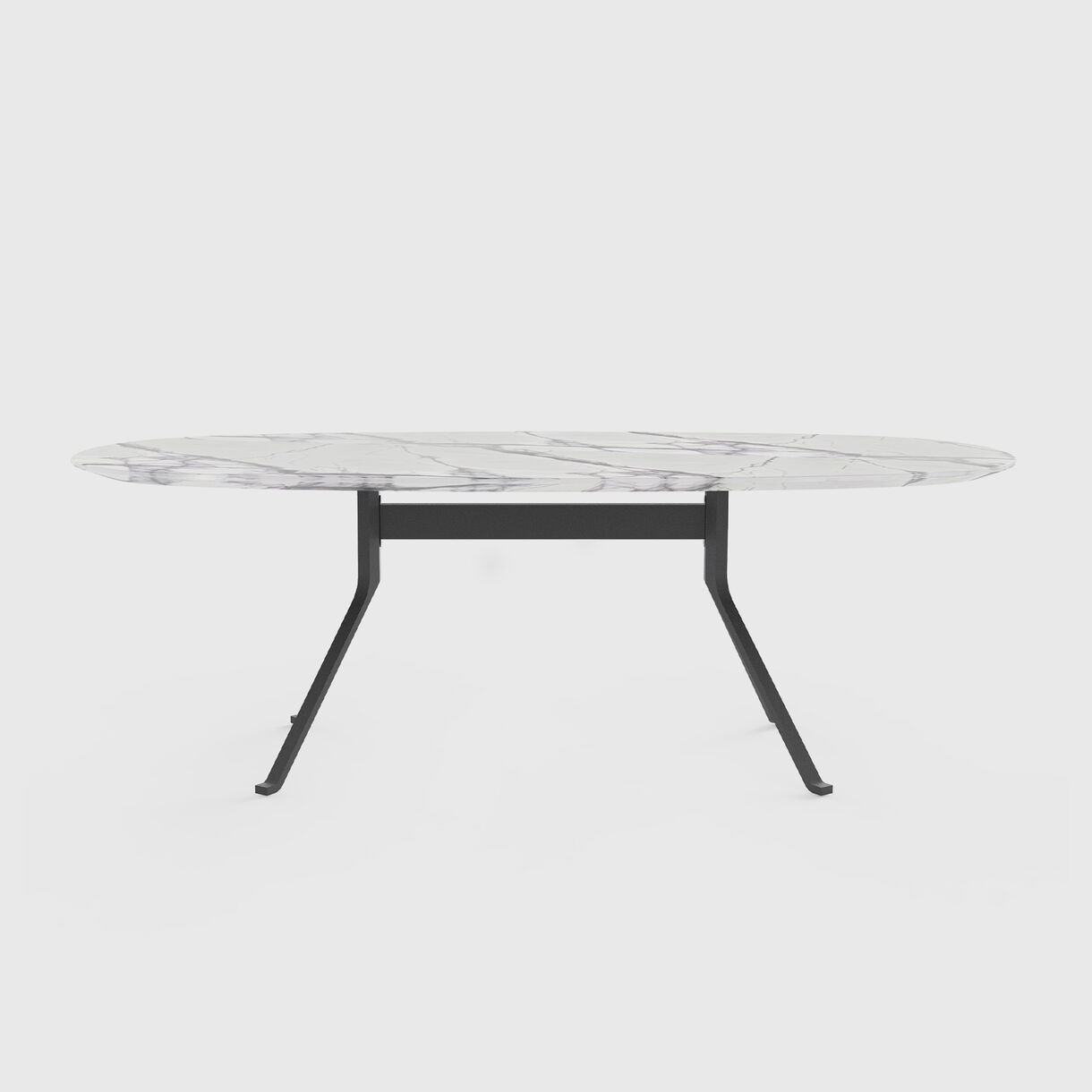 Blink Oval Dining Table Stone Top