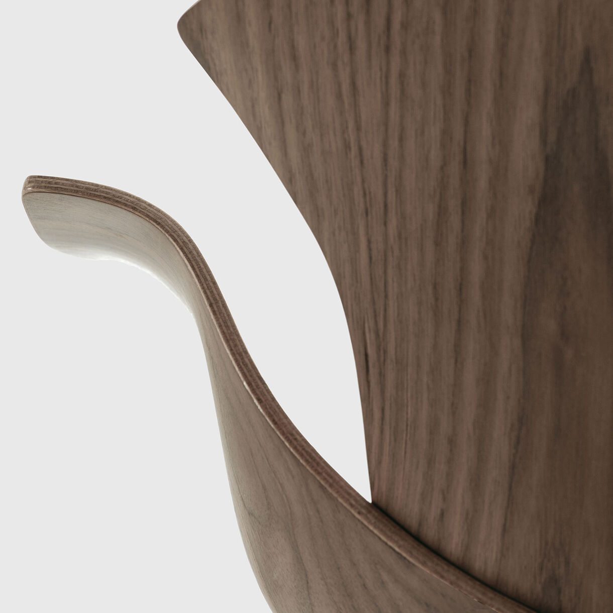 Petal Armchair, Walnut