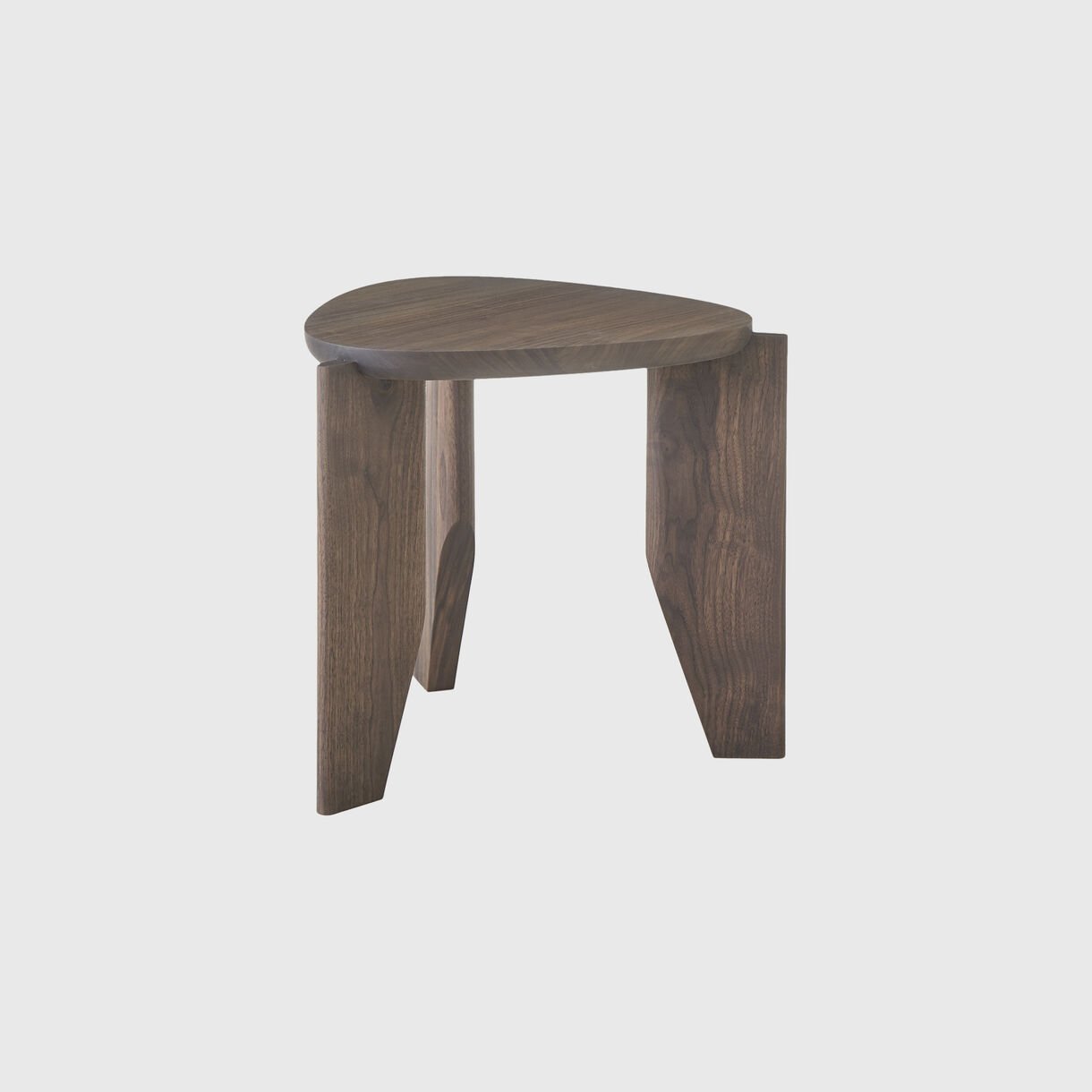 Trigon Side Table, 354, Walnut