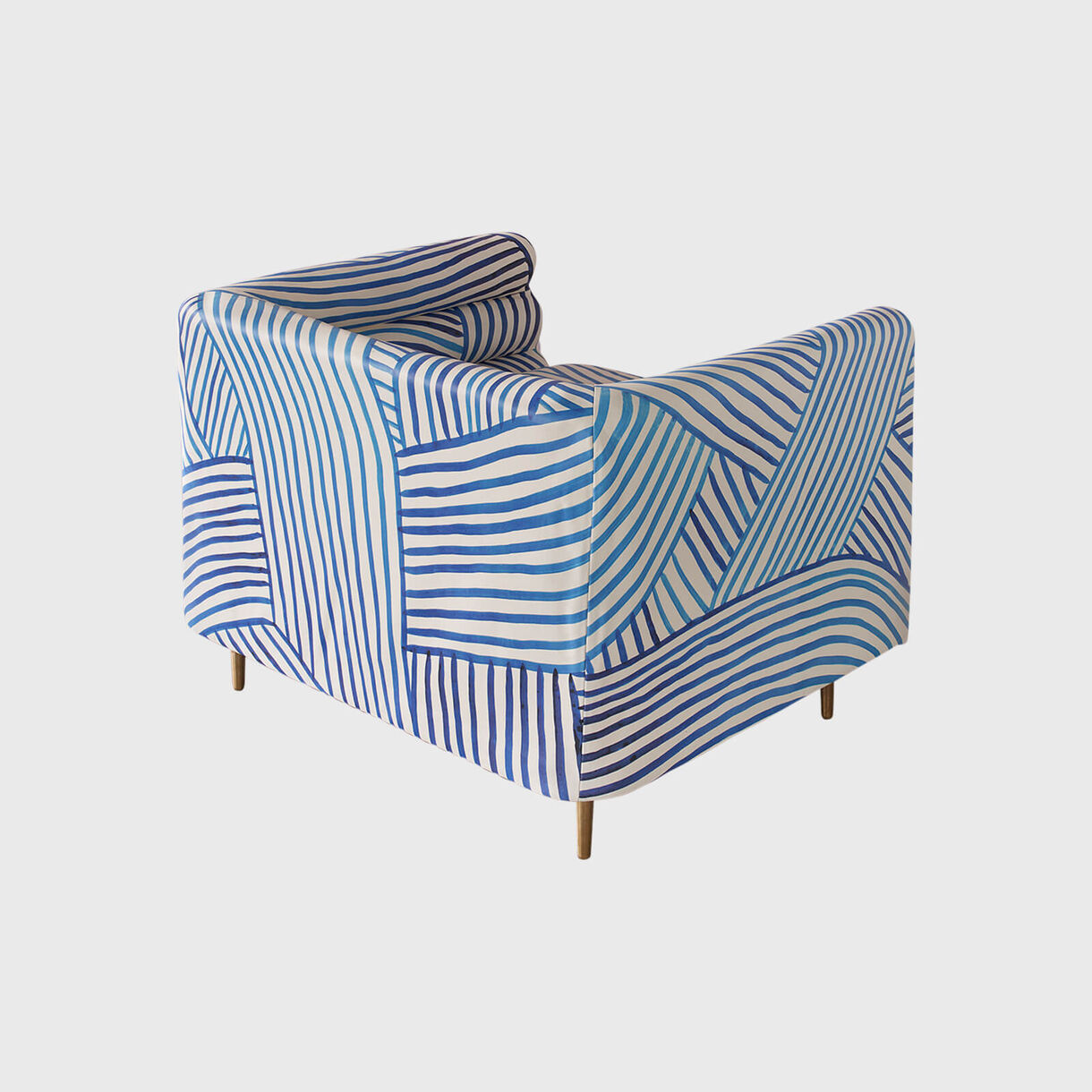 Inky Dhow Ripple Armchair