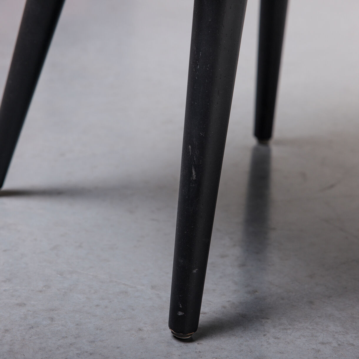 Lunar Dining Chair Small, Black Oak, Imperial Velvet