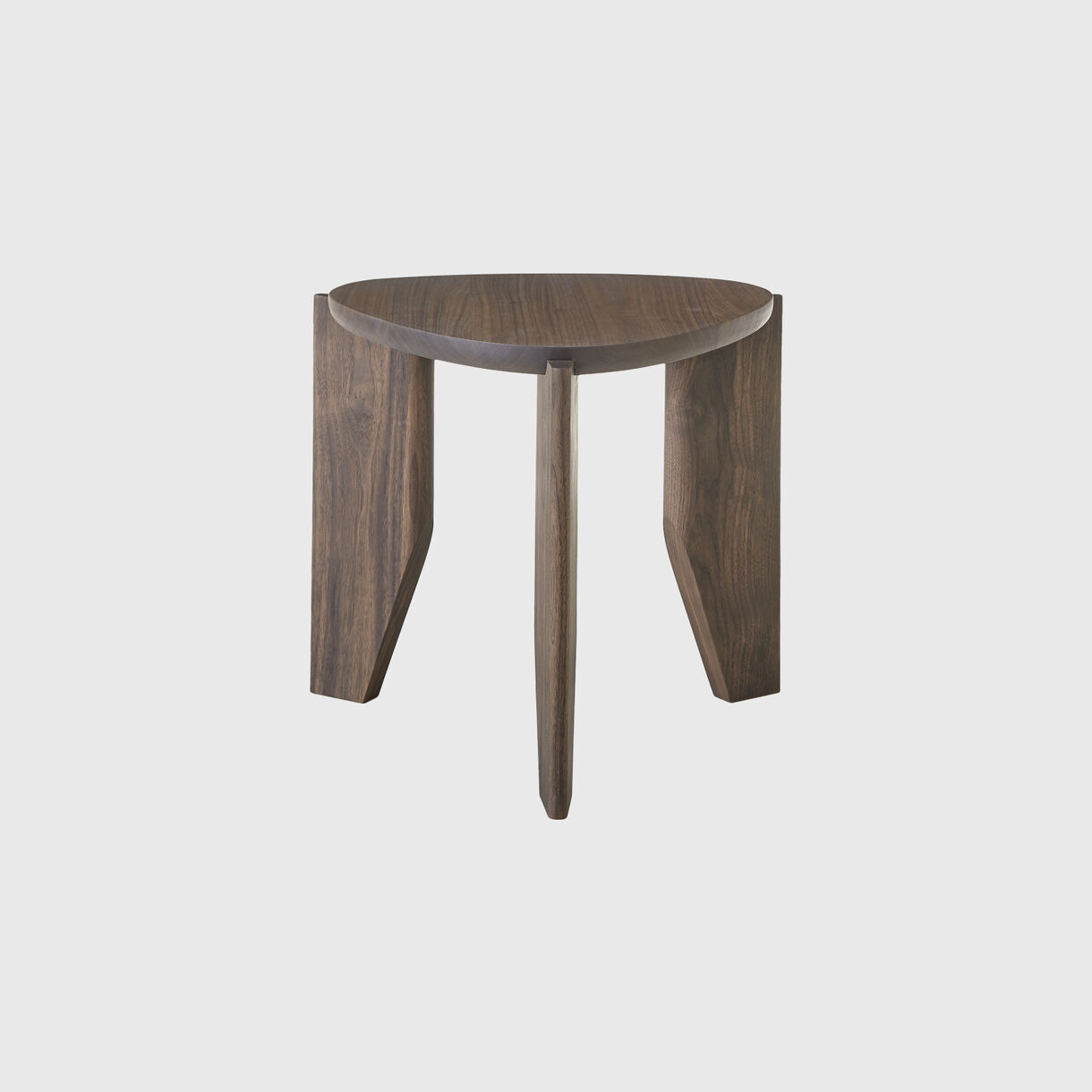 Trigon Side Table, 354, Walnut