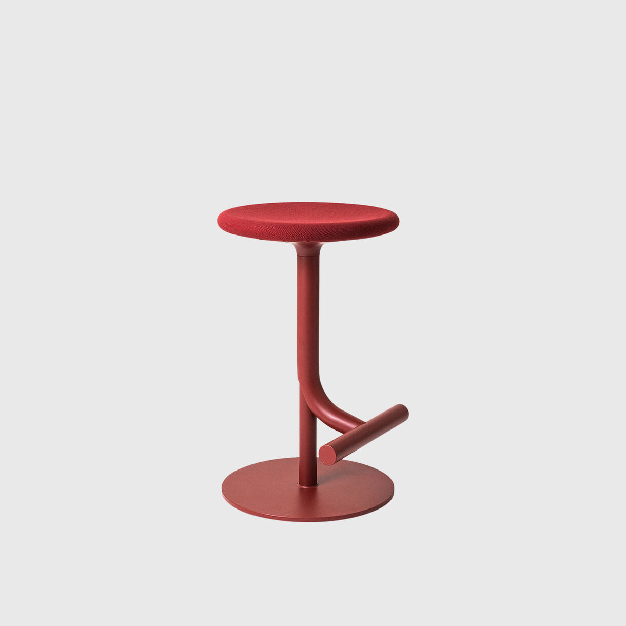 Tibu Stool, Red Bordeaux