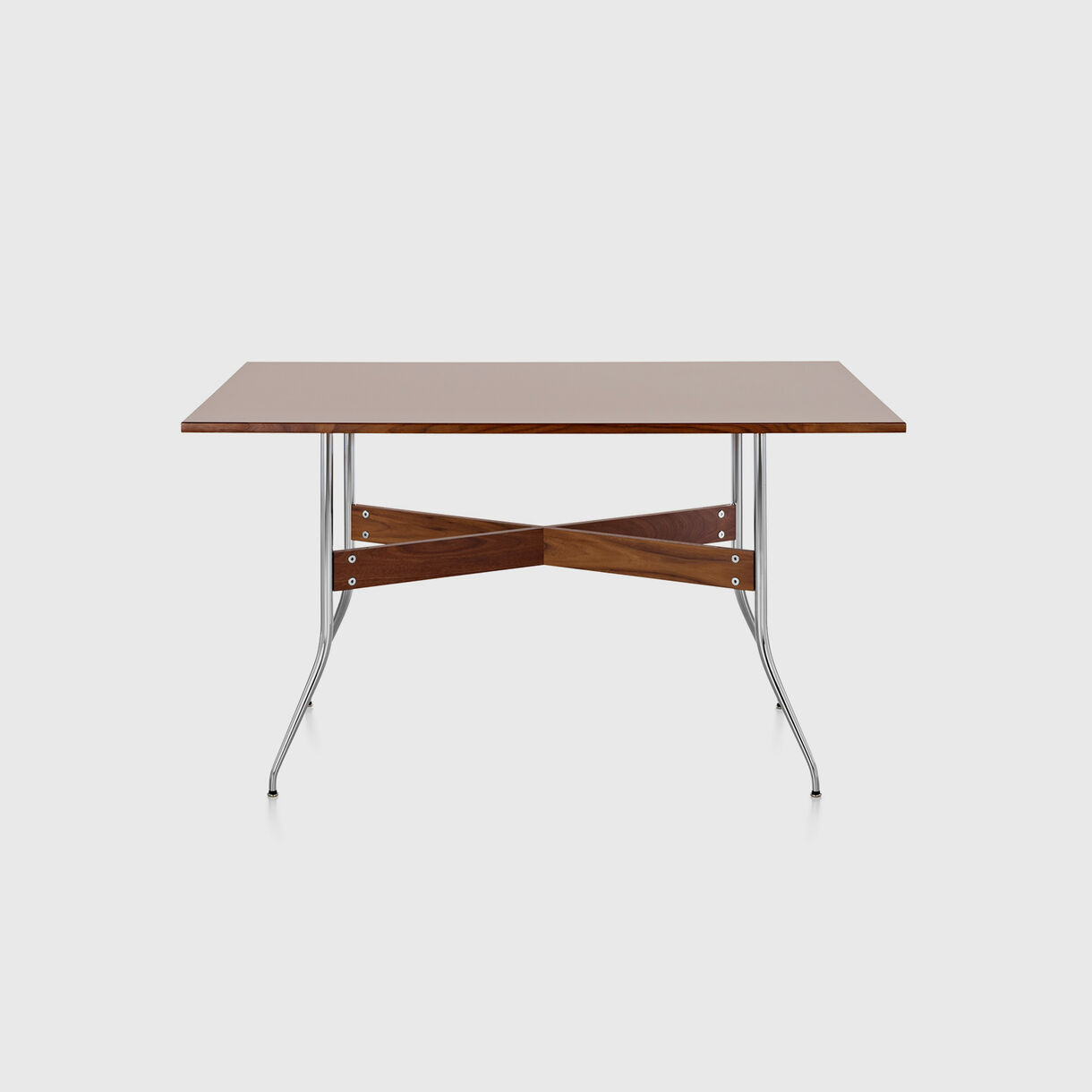 Nelson Swag Leg Dining Table, Rectangular, Walnut