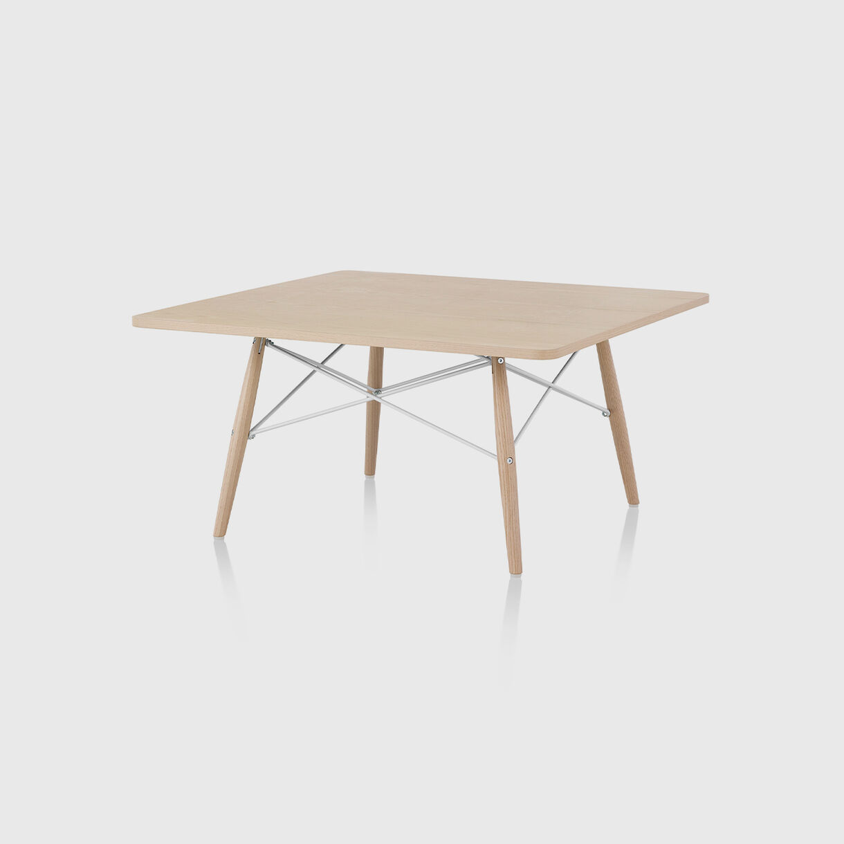 Eames Coffee Table, White Ash & White