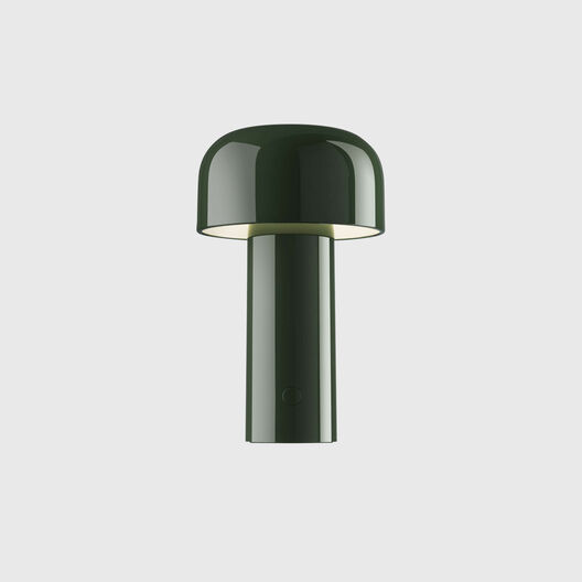 Bellhop Unplugged Portable Table Lamp, Gloss Green