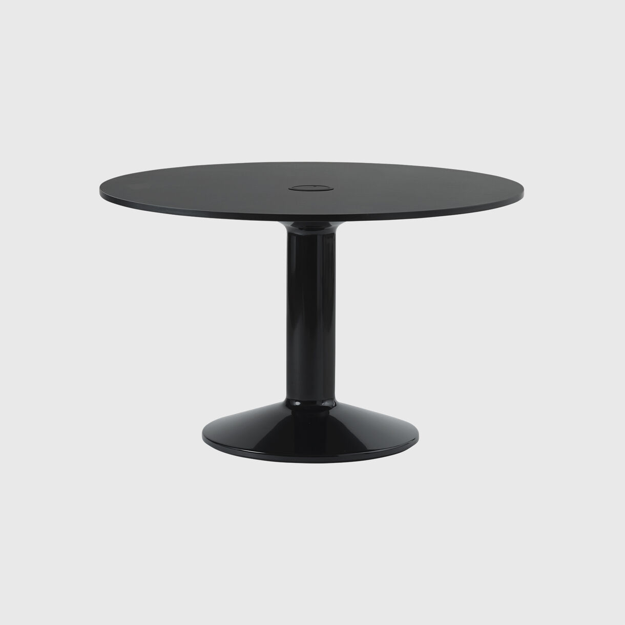 Midst Table with Power, 1200, Black