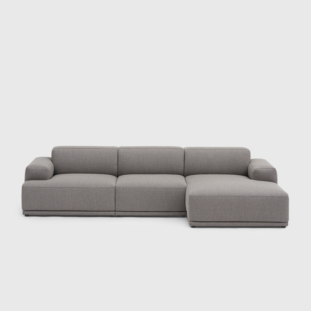 Connect Soft Modular Sofa, 3 Seater, Config 2, Rewool 128