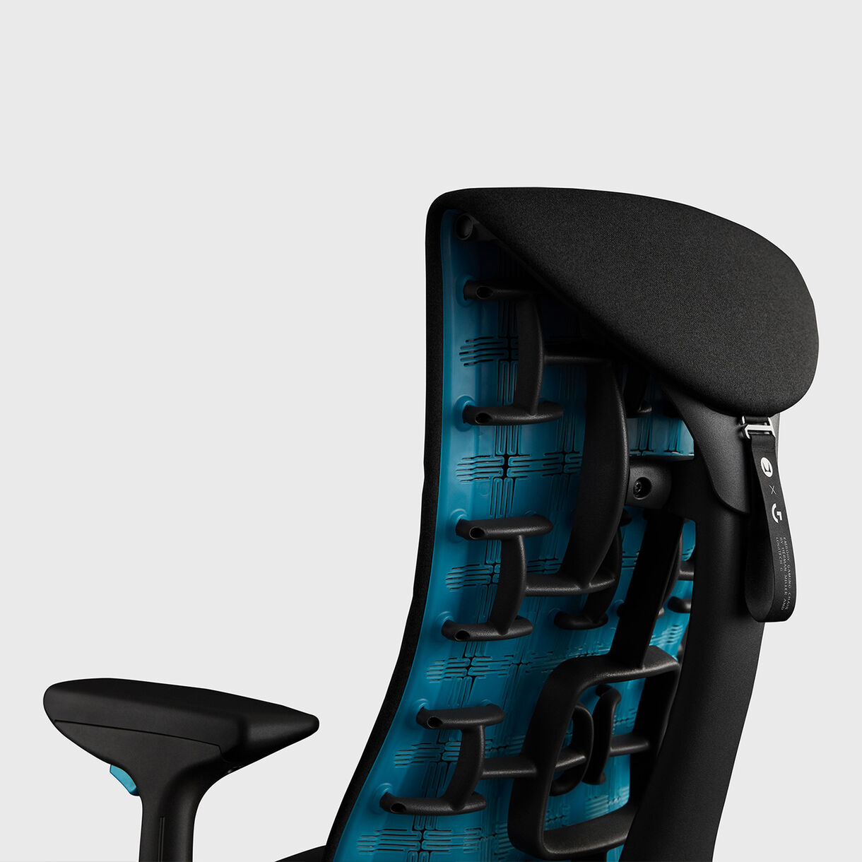 Embody Gaming Chair, Black & Cyan