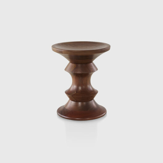 Eames&reg; Turned Stool, Walnut