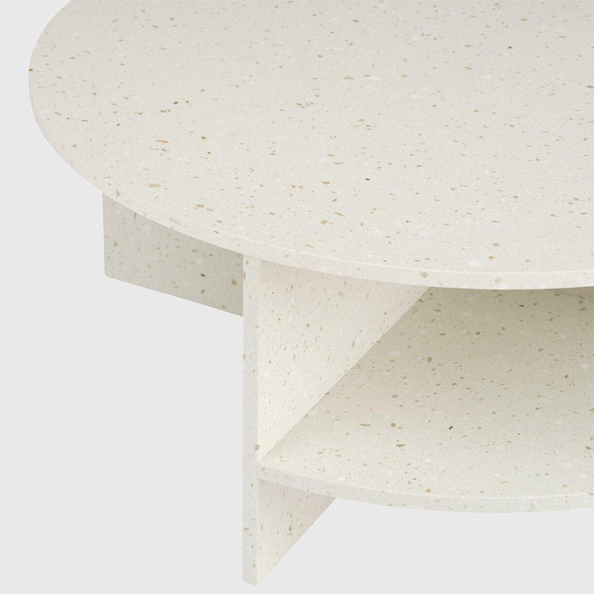 Halves Coffee Table, Off-White