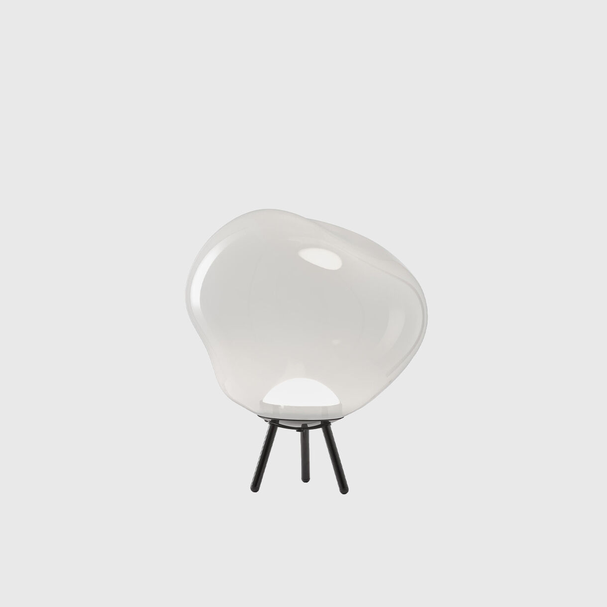 Melt Large Portable Floor Lamp, Opal