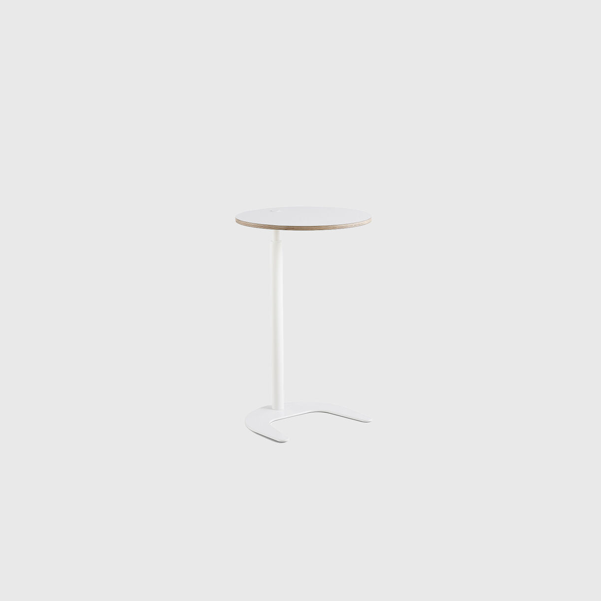 Plex Work Table, White White