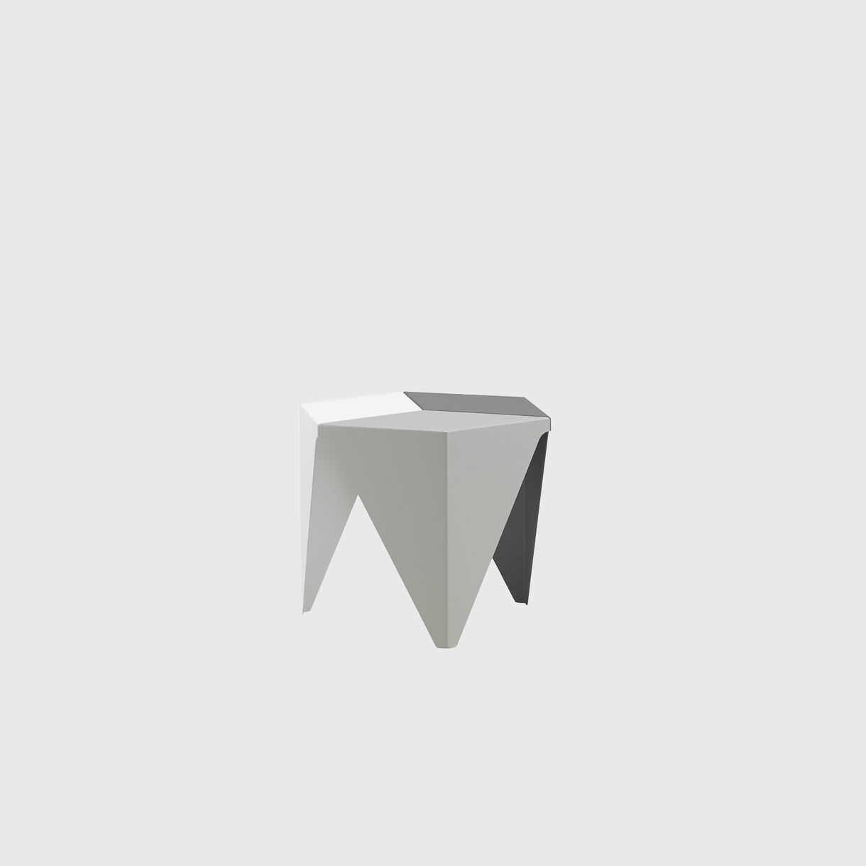 Prismatic Table, Light Grey