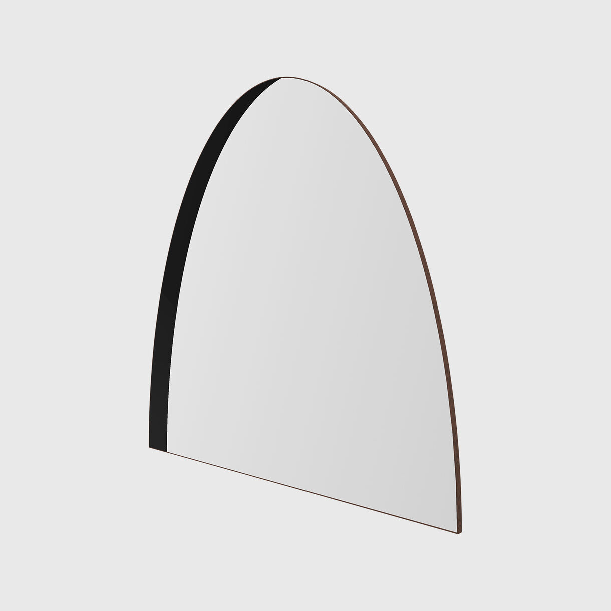 Wide Archway Mirror, Black & Clear