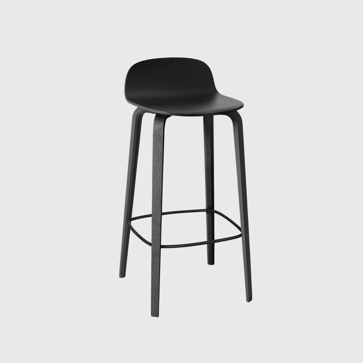 Visu Bar Stool, Black