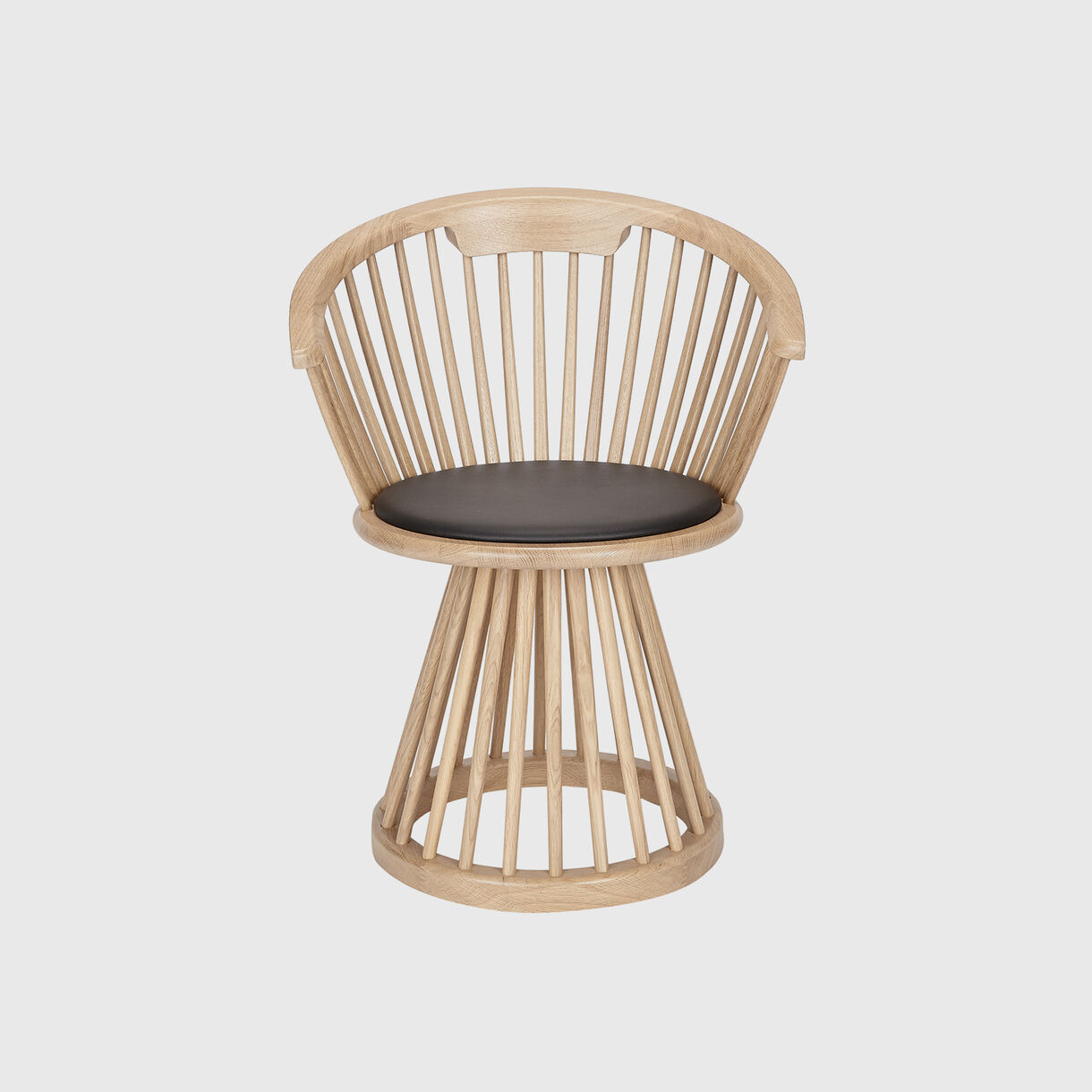 Fan Dining Chair, Natural Oak