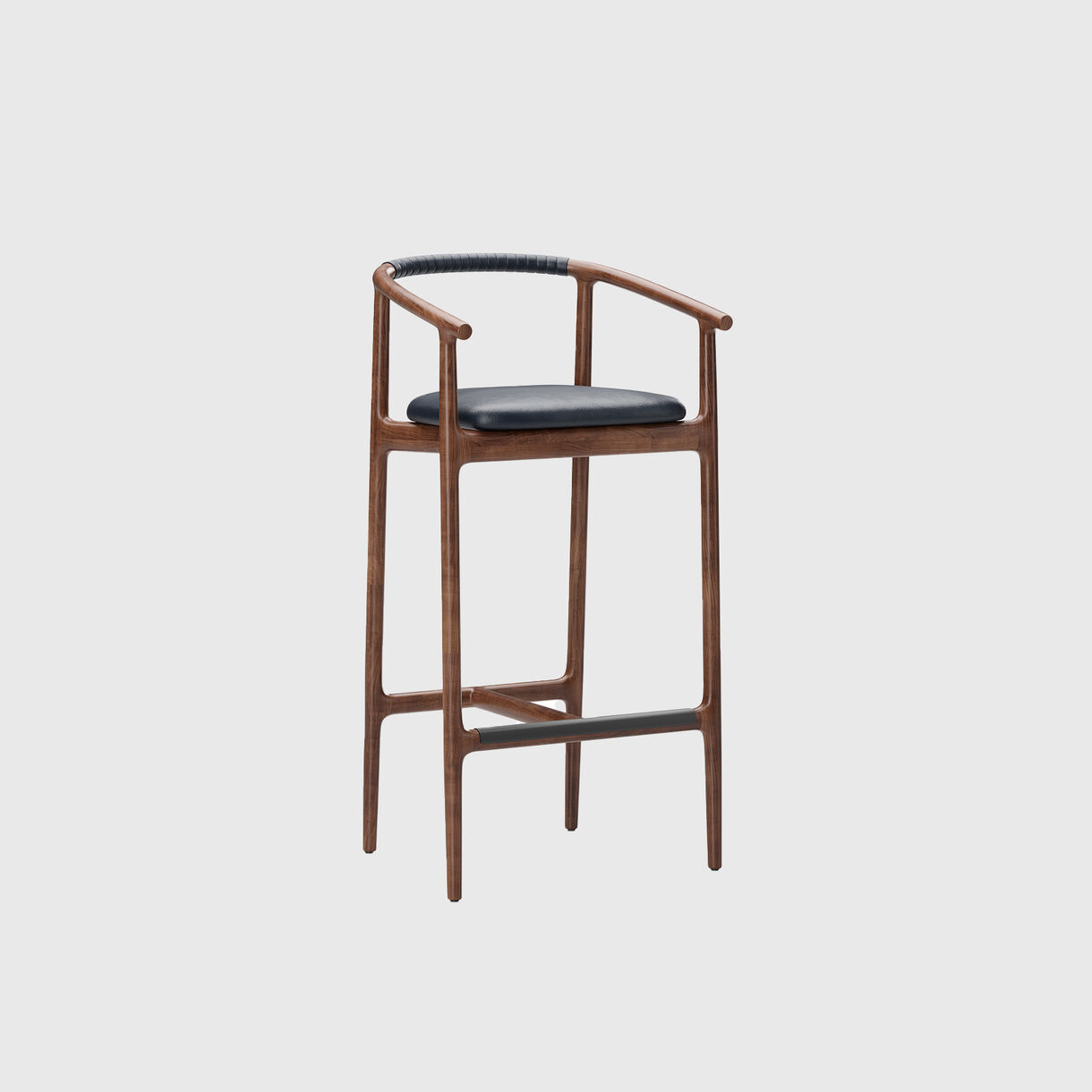 Charlie Stool, Walnut