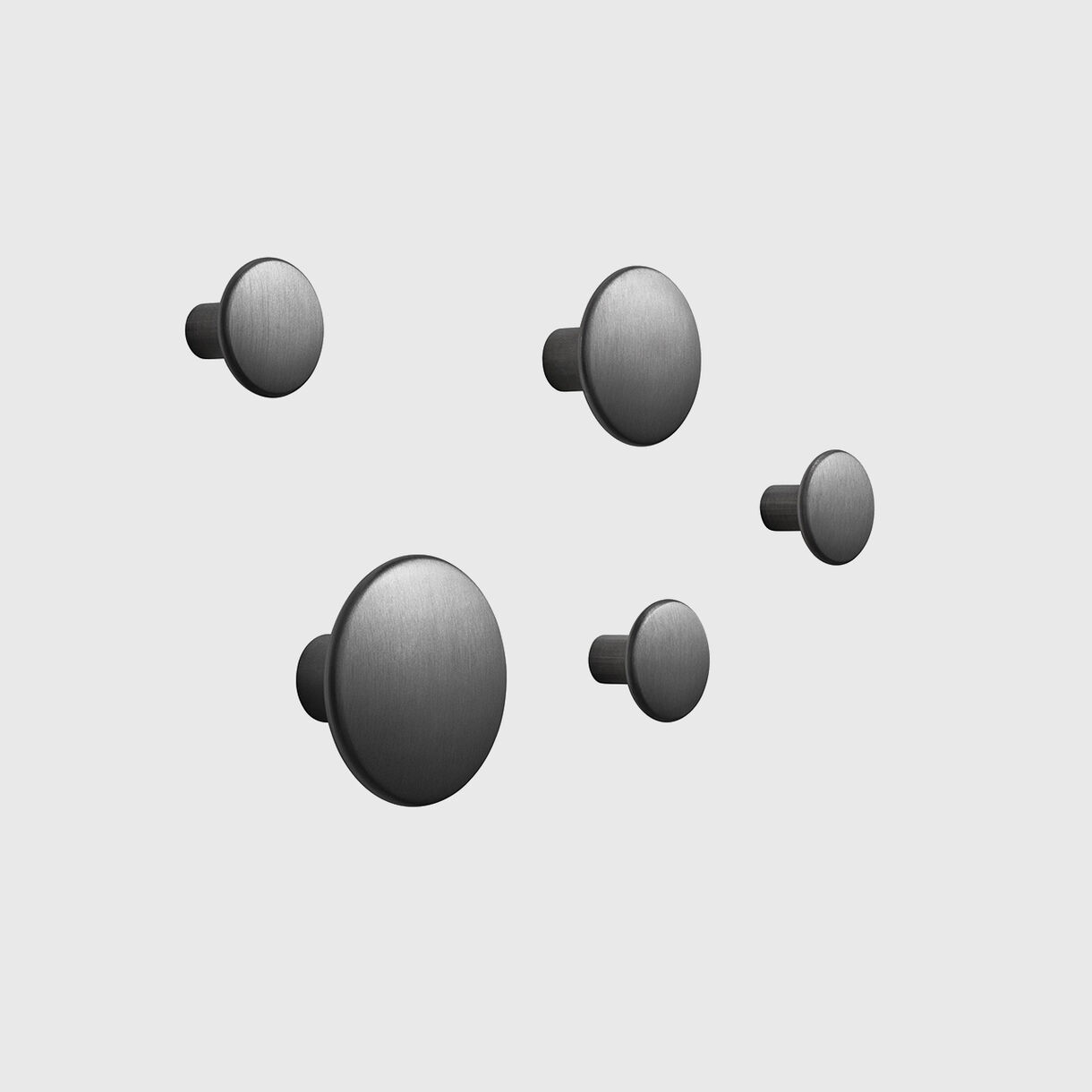 The Dots Metal, Black, Set of 5