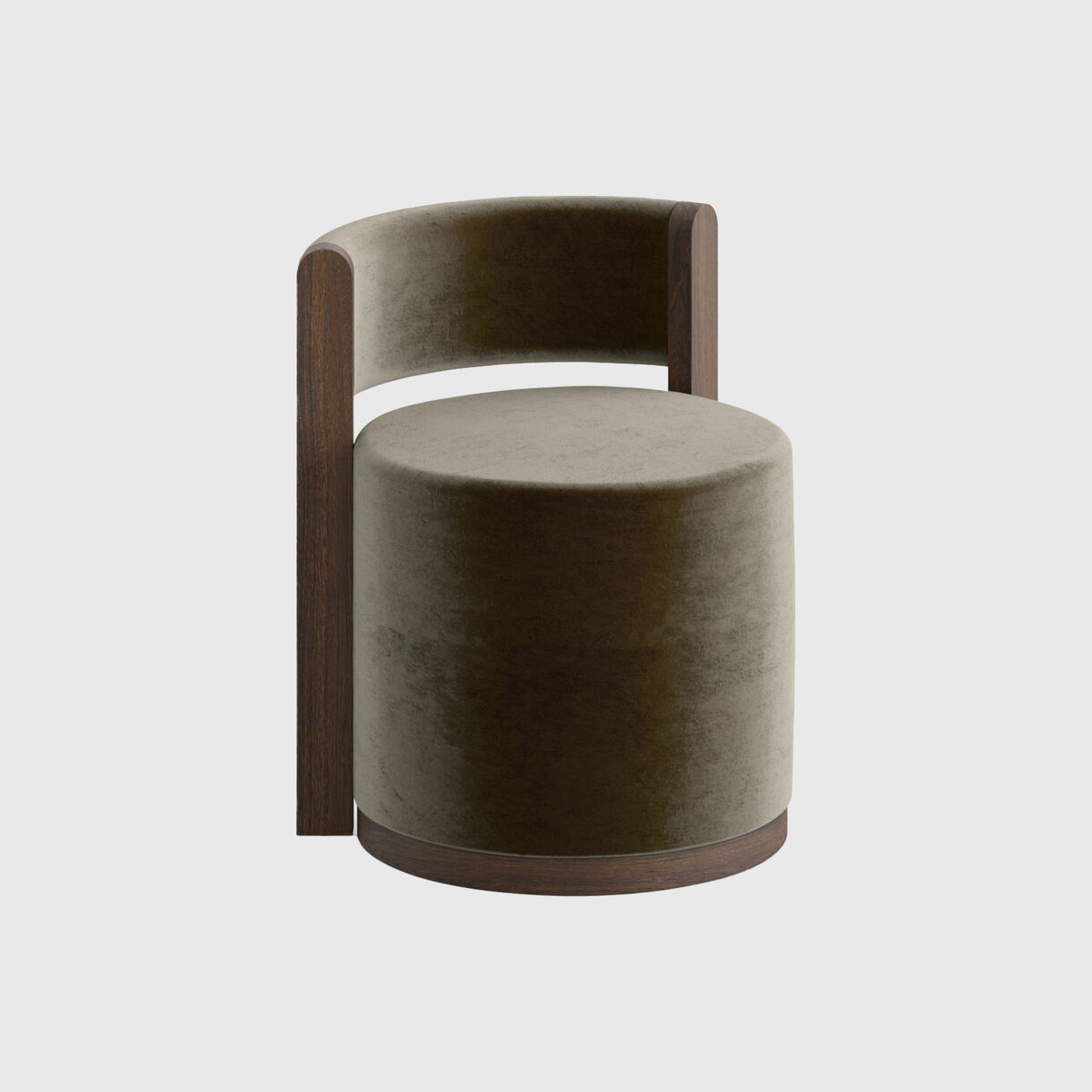 Alde Club Chair, Dark Brown, Byram Espresso