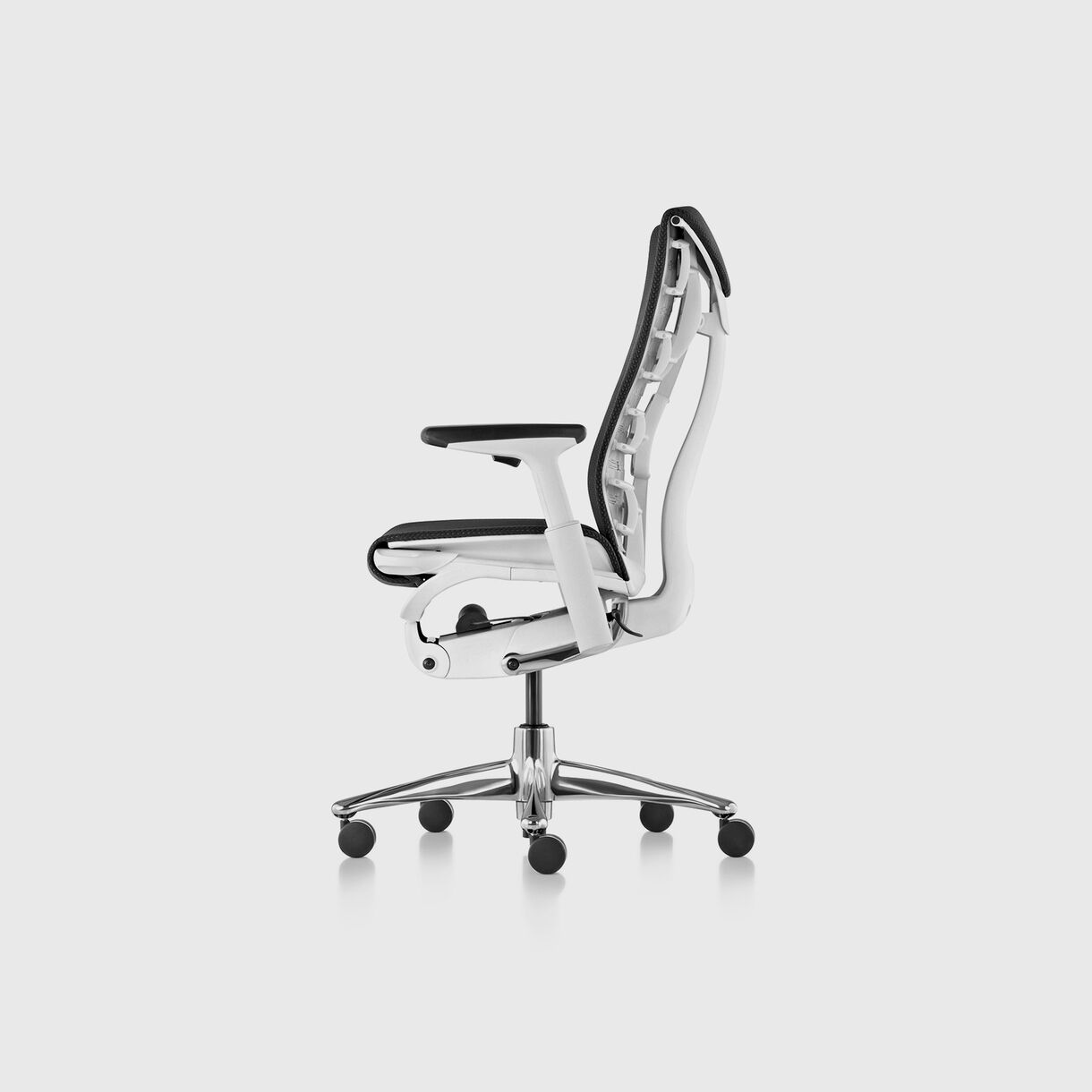 Embody Chair, Rhythm Black with White Frame