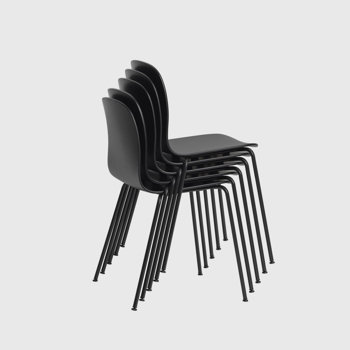Visu Chair Tube Base, Black