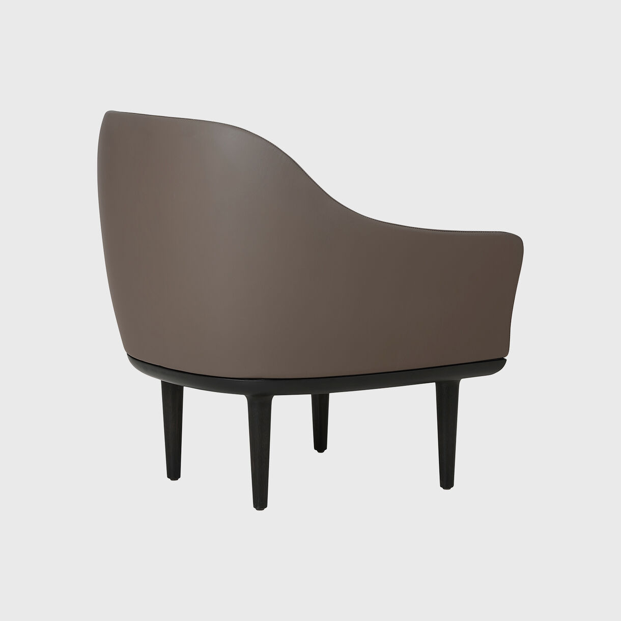 Lunar Lounge Chair Large, Onyx Oak, Bellagio Quartz