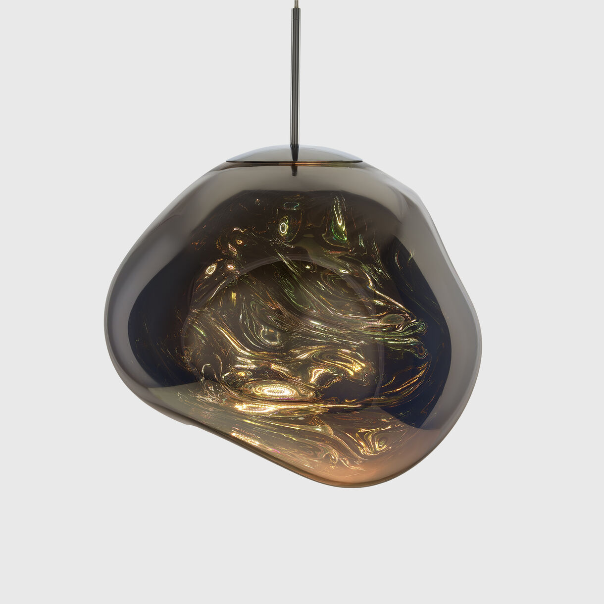 Melt Pendant, LED, Bronze