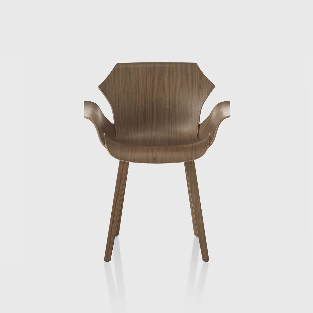 Petal Armchair, Walnut