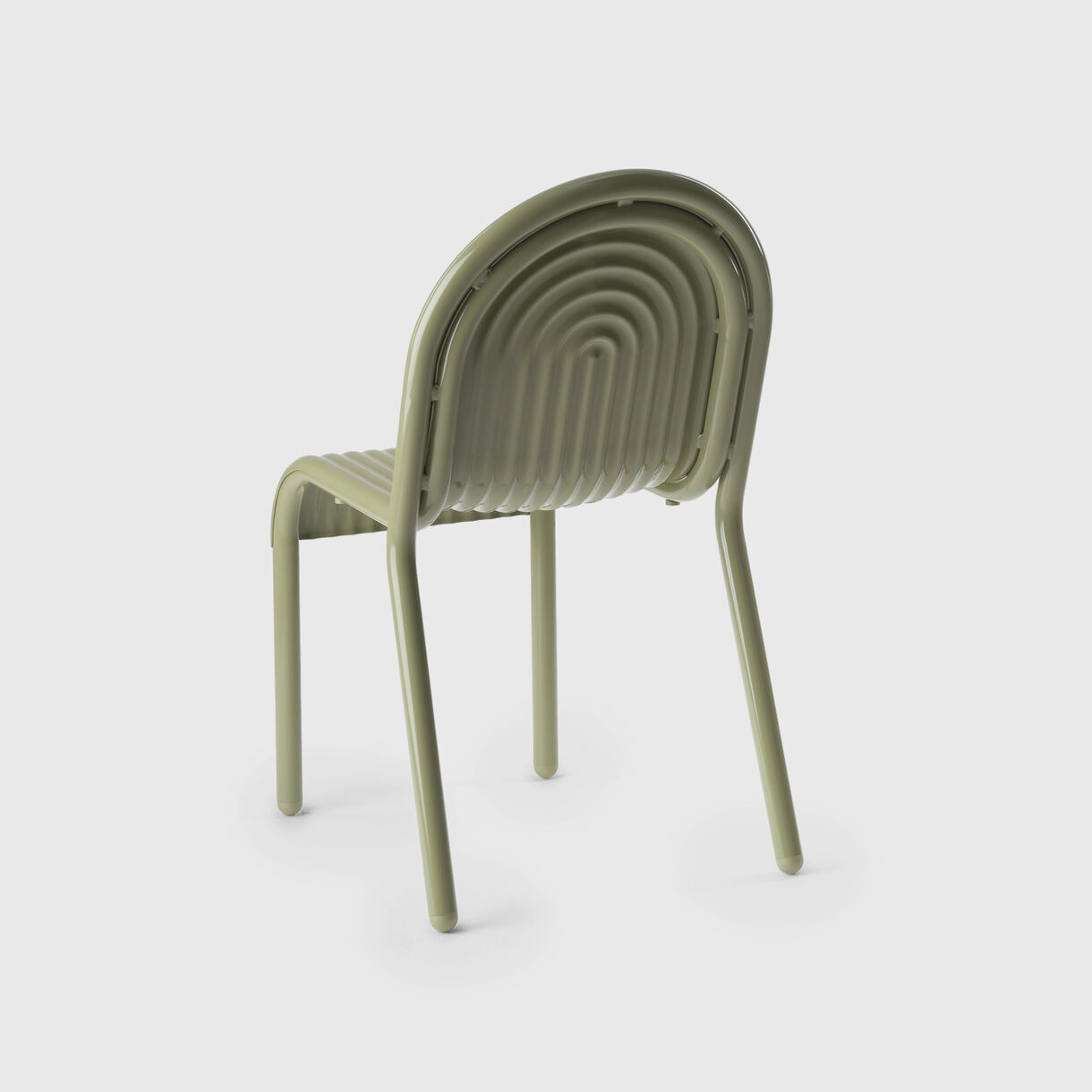 Groove Side Chair, Moss