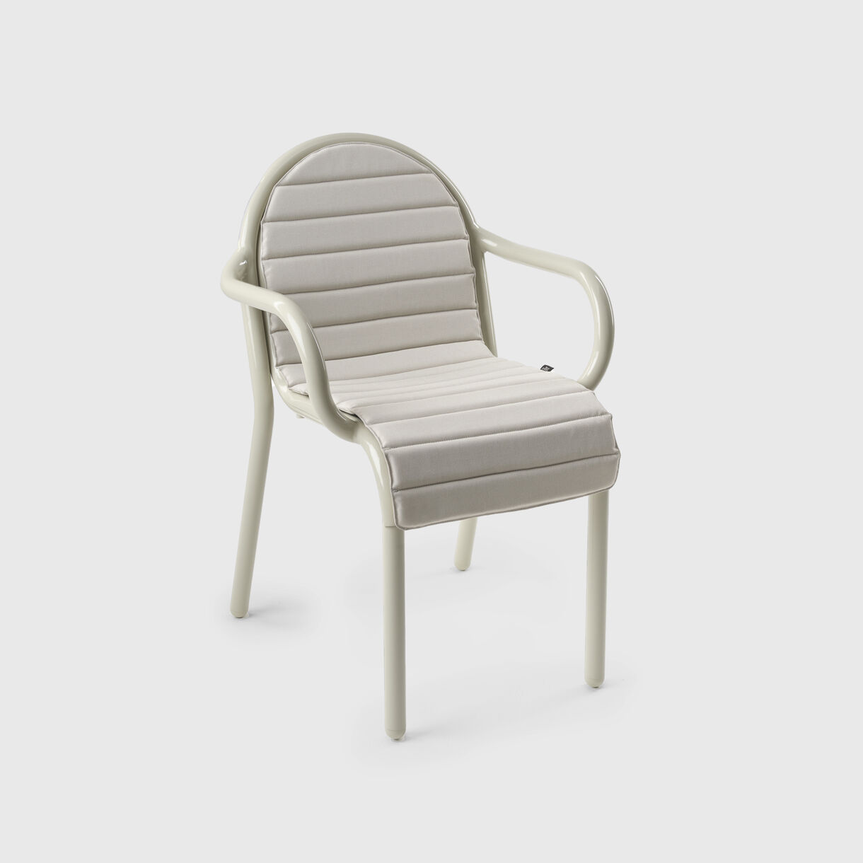 Groove Full Seat Cushion, Putty