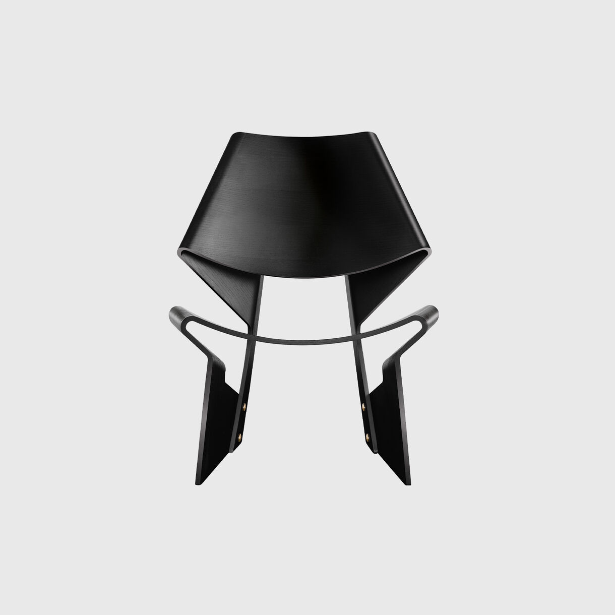 Bow Chair, Black Stained Ash