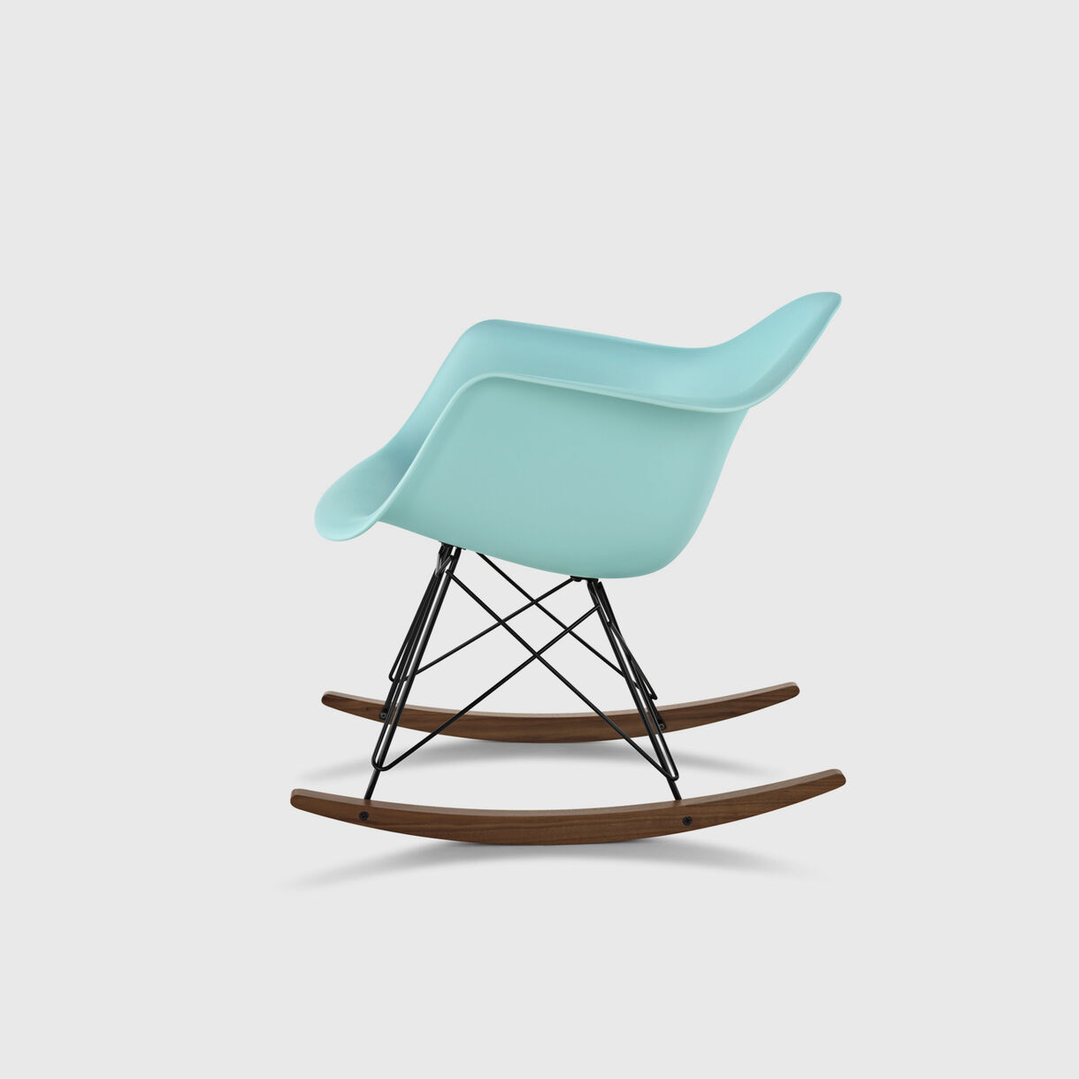 Eames Moulded Plastic Armchair, Rocker Base