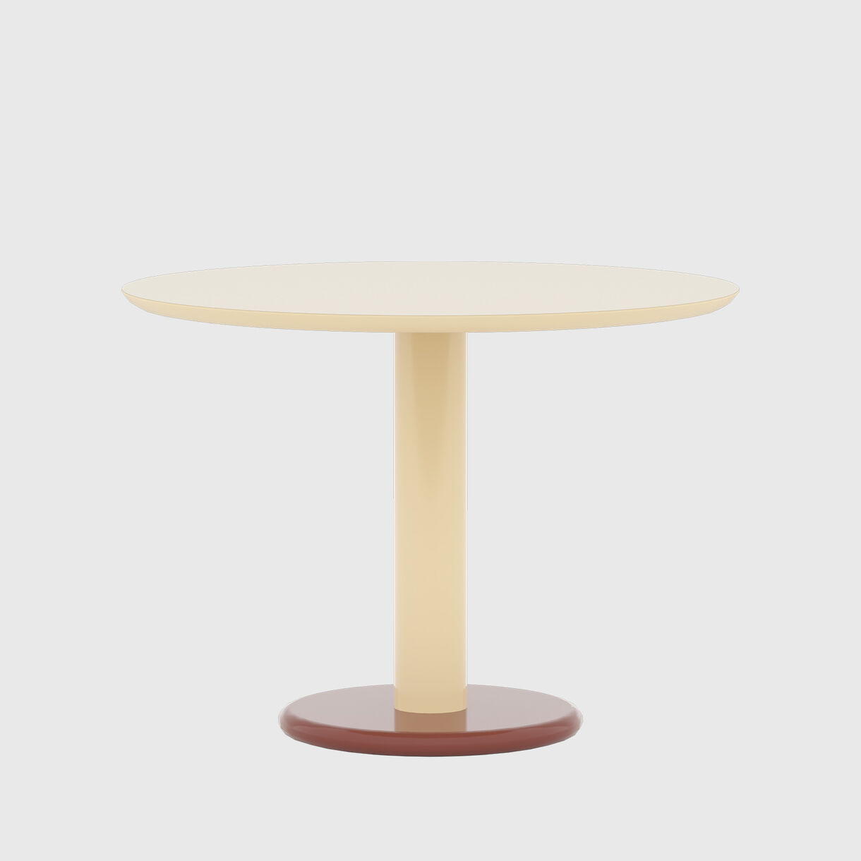 Eclipso Cafe Table, Beige Red