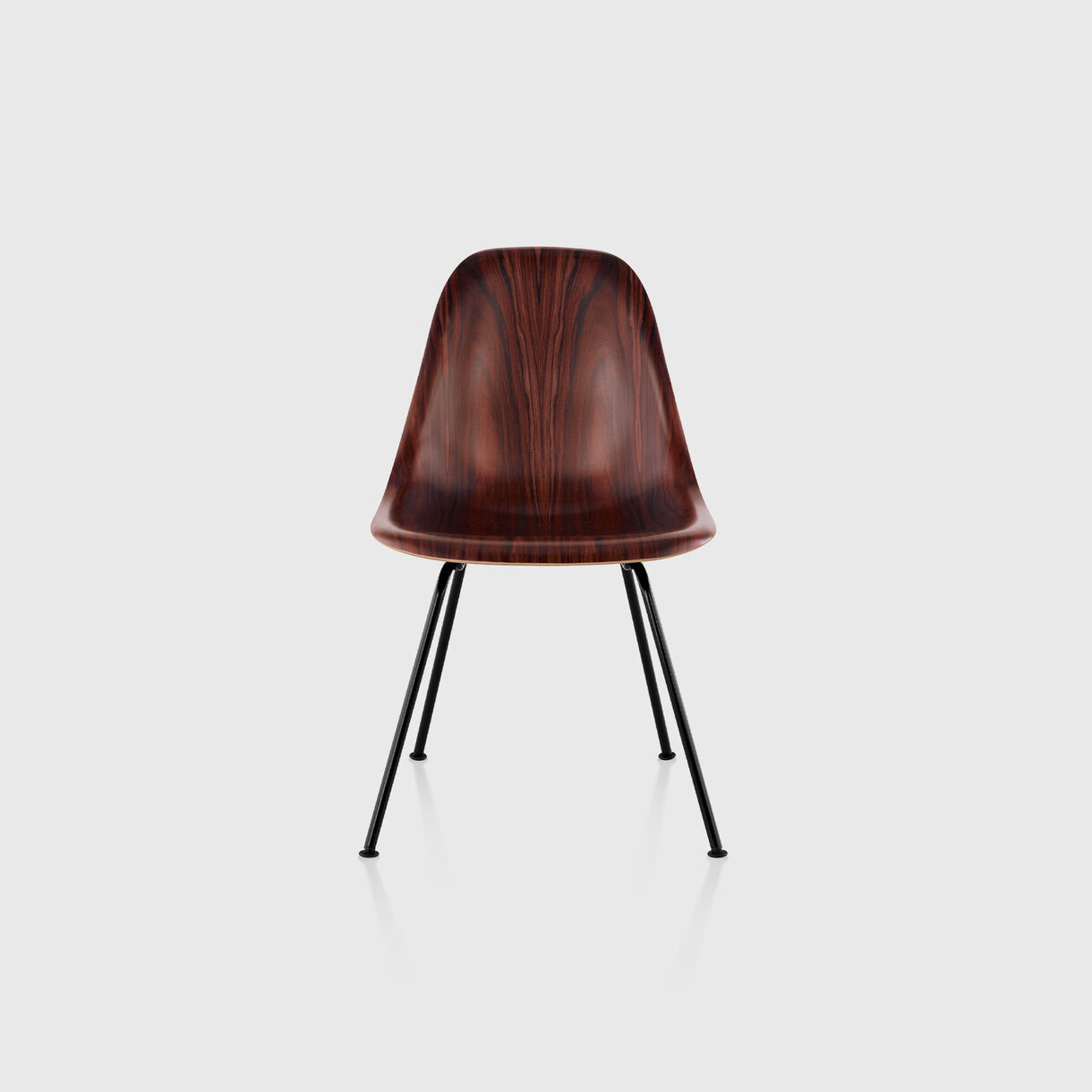 Eames Moulded Wood Side Chair, 4-Leg Base