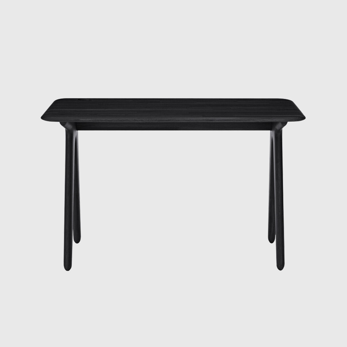 Slab Individual Desk, Black