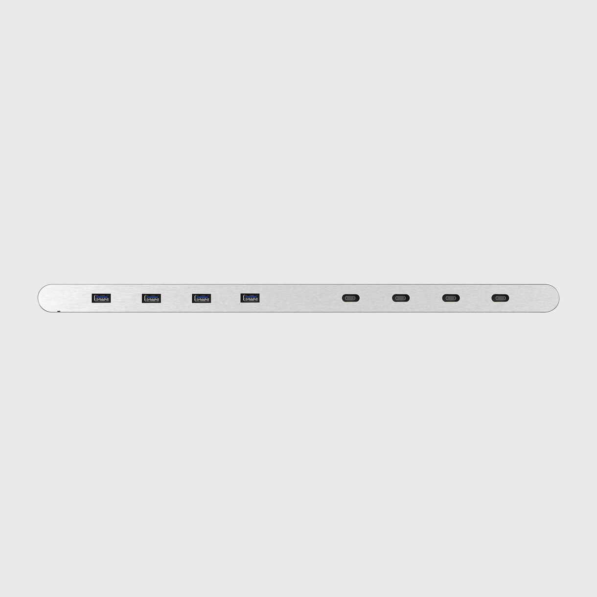 25 8 Port Power & Data System, AAAACCCC, Steel (SS8)