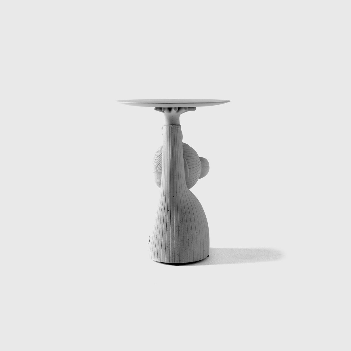 Monkey Side Table, Grey